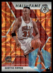 2019-20 Panini Mosaic Mosaic Orange Reactive #292 Scottie Pippen HOF